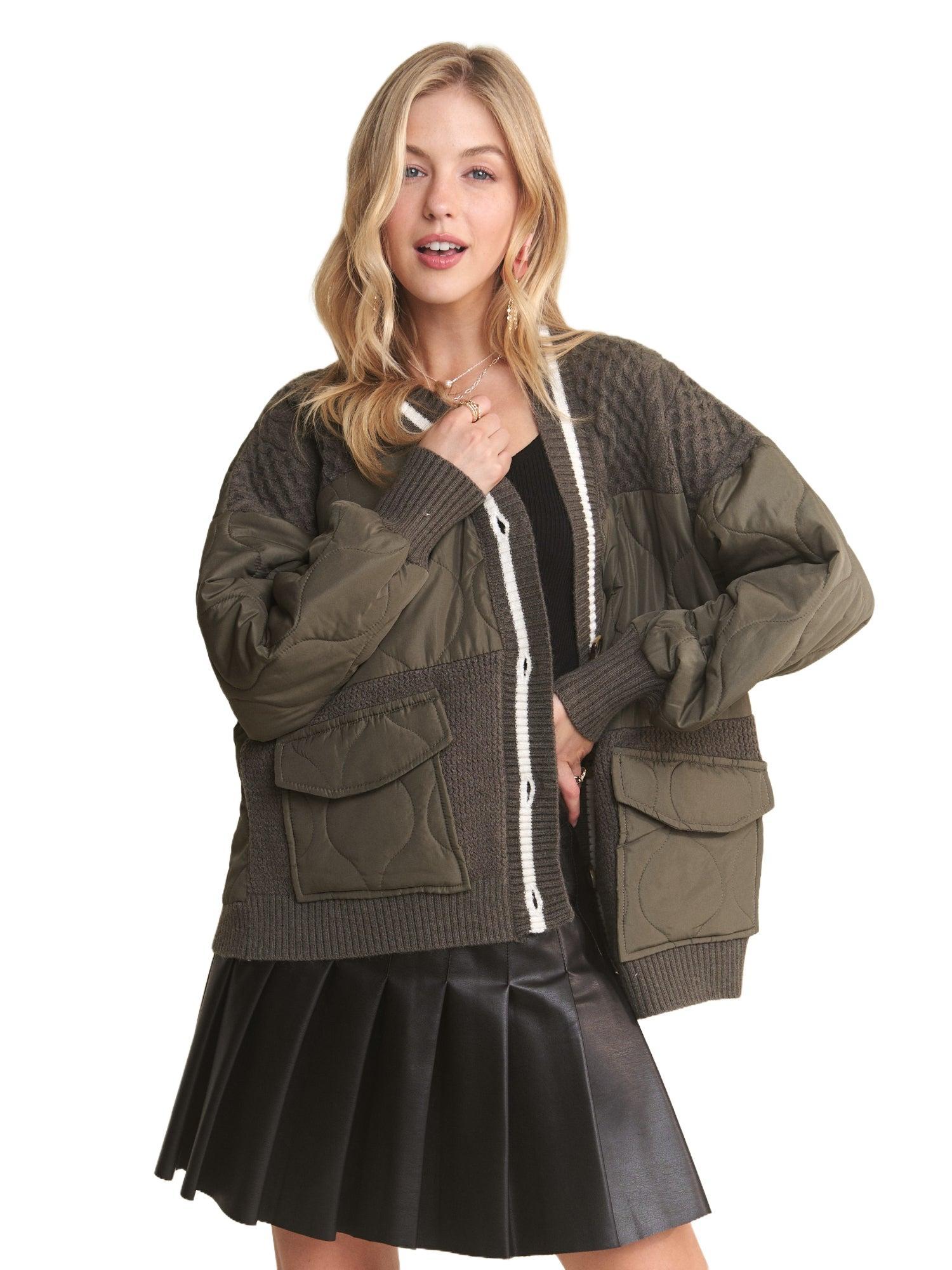 Adora Quilted Cardigan Product Image