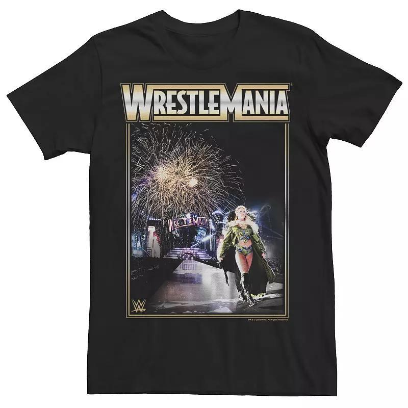 Men's WWE Wrestlemania Charlotte Flair Superstar Entrance Graphic Tee, Size: XXL, Black Product Image