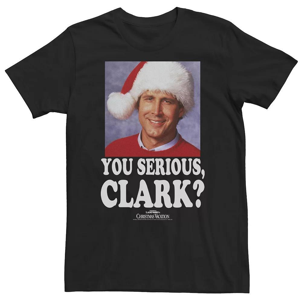 Big & Tall National Lampoon's Christmas Vacation "You Serious, Clark?" Photo Tee, Men's, Size: XXL Tall, Black Product Image