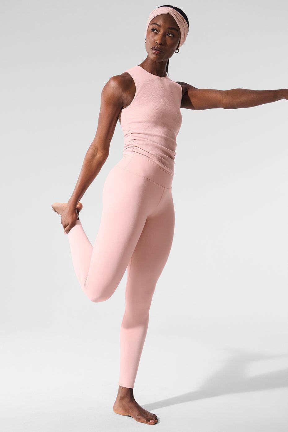 7/8 High-Waist Airbrush Legging - Pink Quartz Product Image