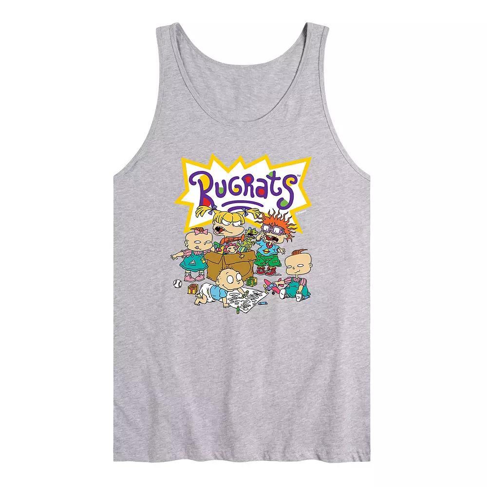 Mens Rugrats Characters With Logo Tank Top Product Image