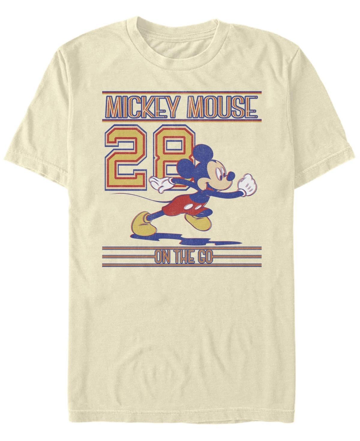 Men's Mickey Classic Mickey Since 28 Poster Tee, Size: Medium, Natural Product Image