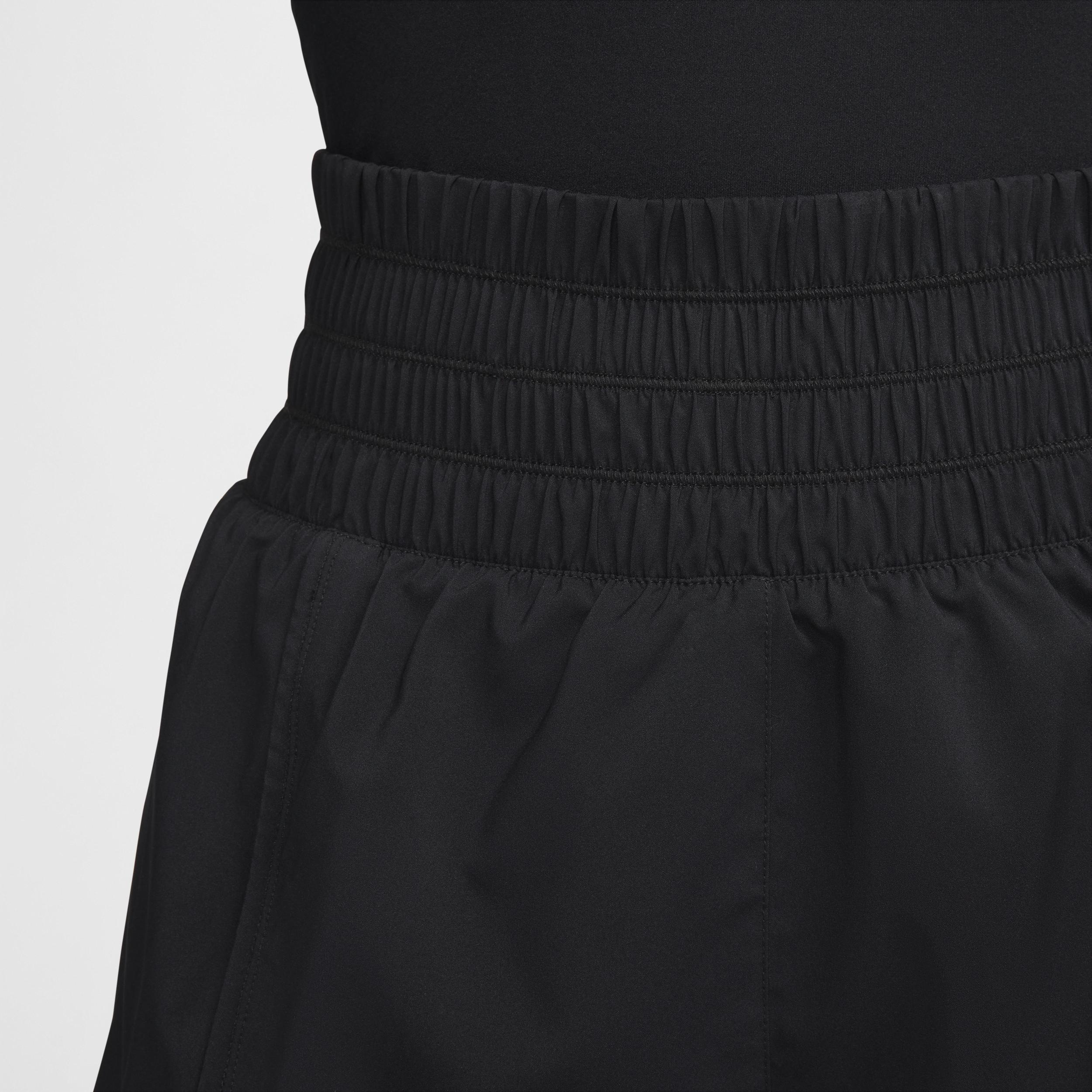 Nike One Women's Dri-FIT Ultra High-Waisted Brief-Lined Shorts Product Image