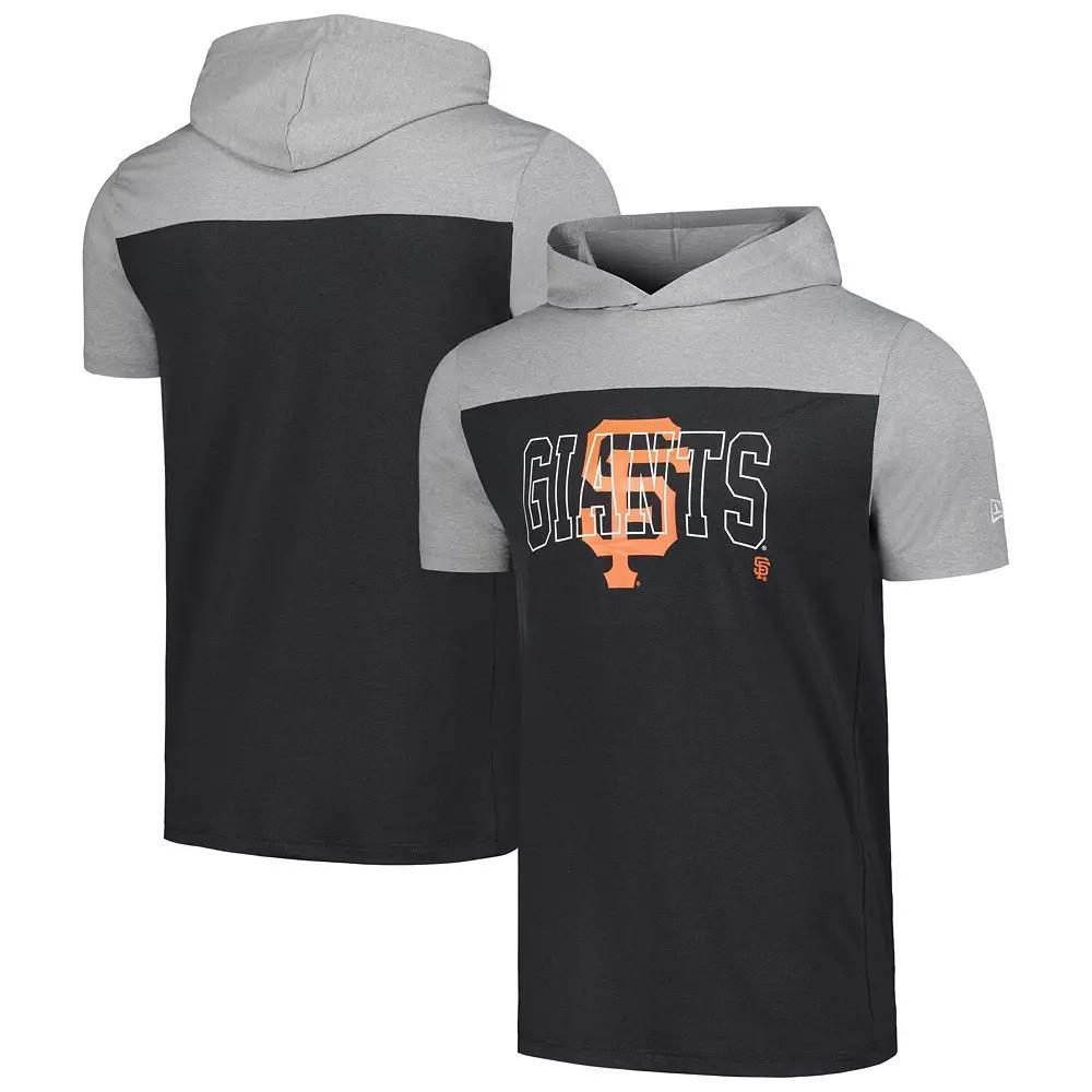 Men's New Era Black San Francisco Giants Active Brushed Hoodie T-Shirt, Size: Small Product Image
