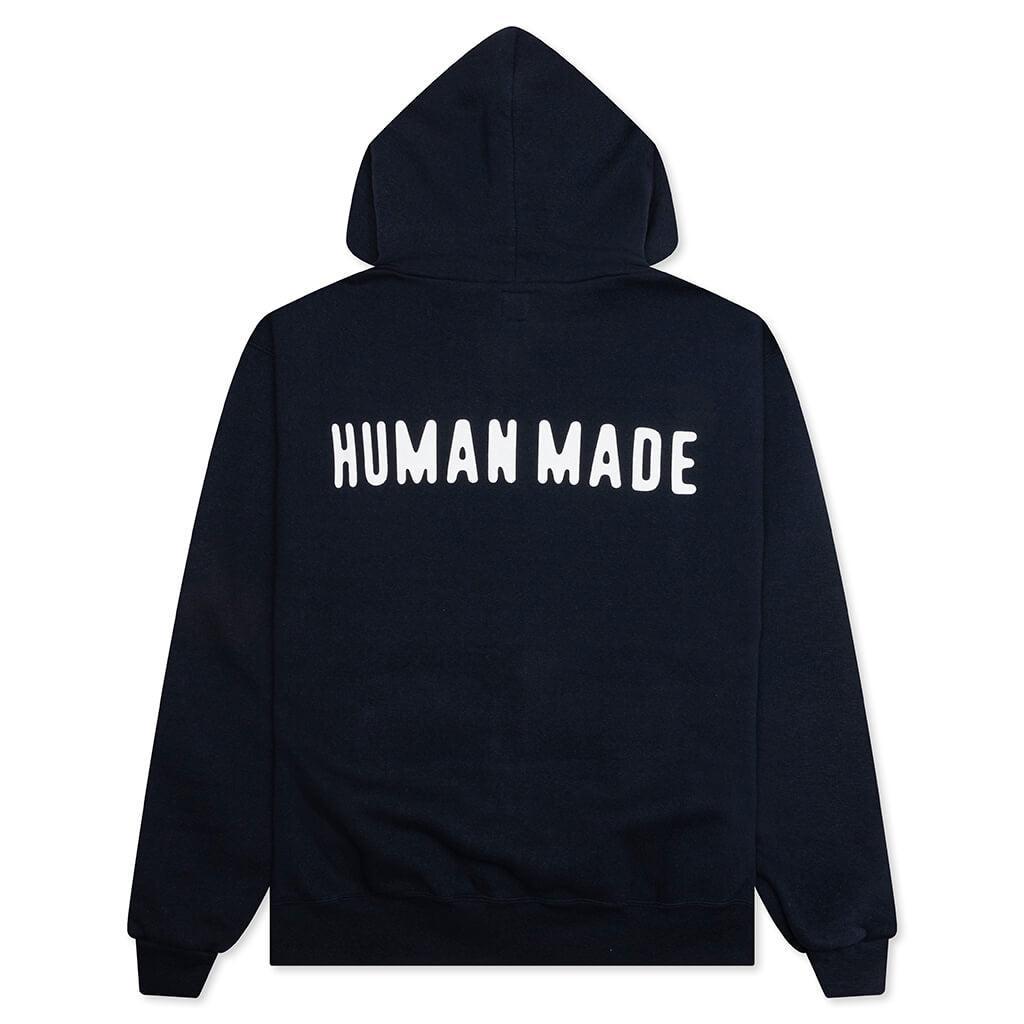 Classic Zip-Up Hoodie - Navy Male Product Image