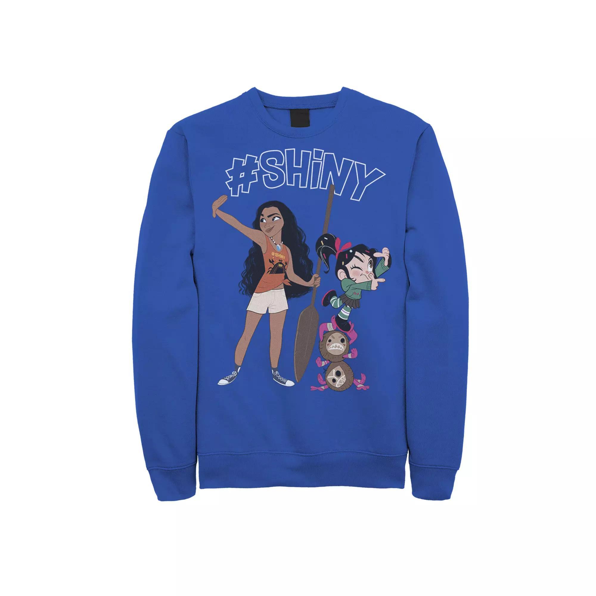 Mens Disney Wreck It Ralph 2 Comfy Princess Moana Shiny Fleece Product Image