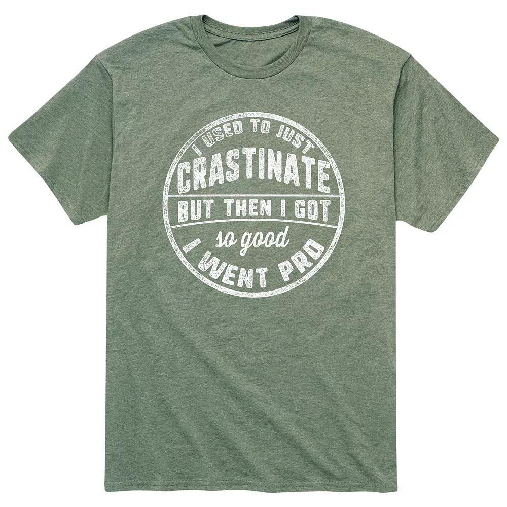 Mens Used To Just Crastinate Tee Product Image