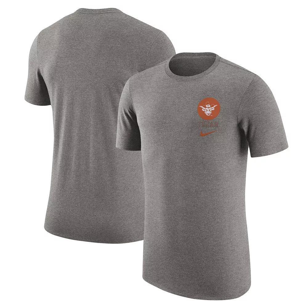 Mens Nike Heather Gray Michigan State Spartans Retro Tri-Blend T-Shirt Product Image