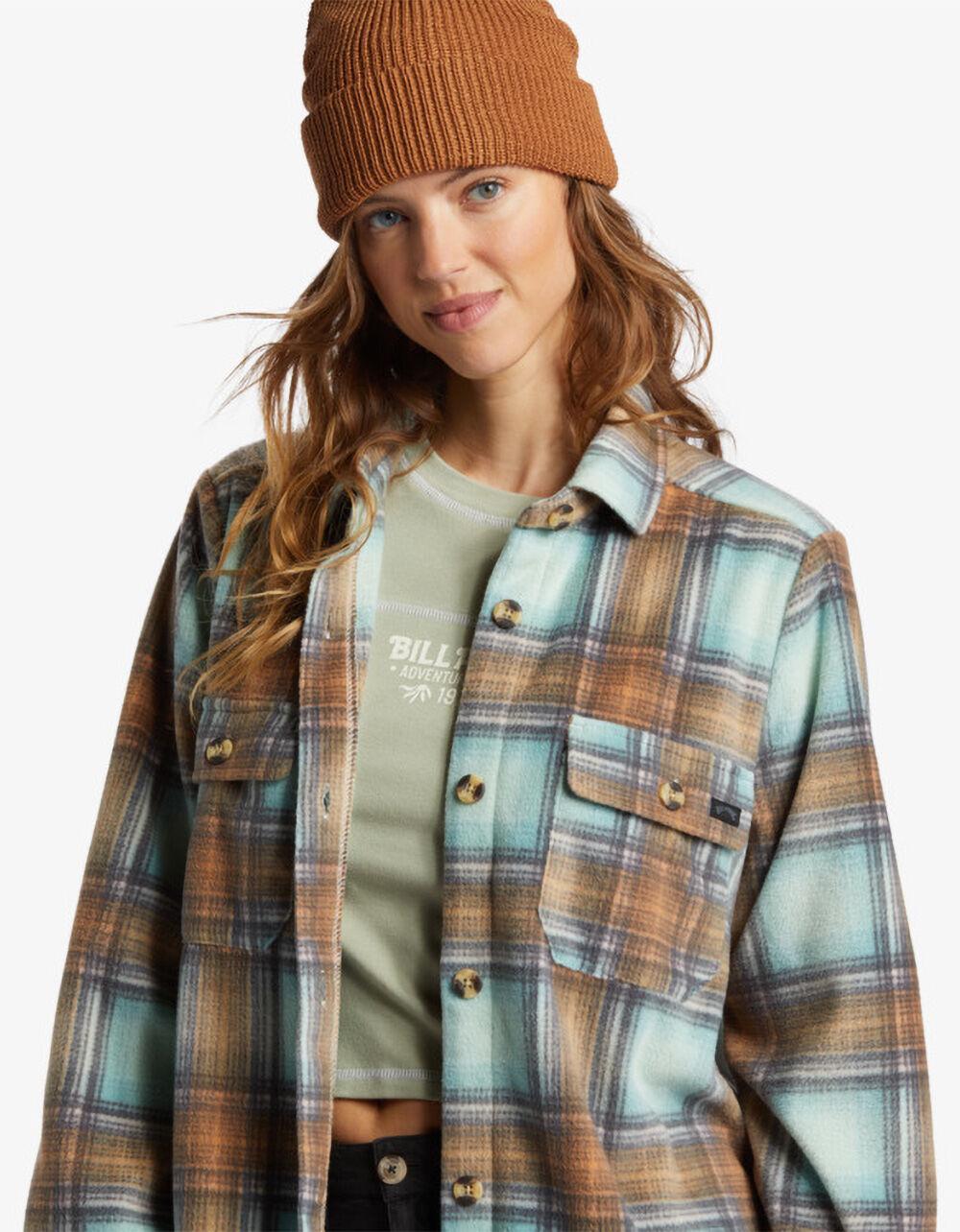 BILLABONG Forge Fleece Womens Flannel Shacket - MULTI Product Image