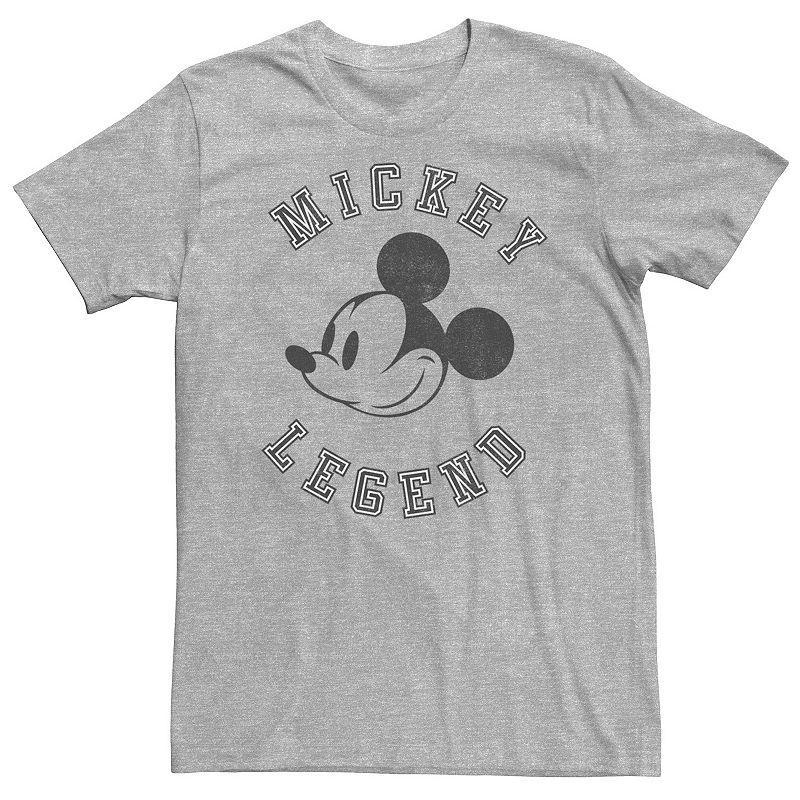 Big & Tall Disney Mickey Mouse 1928 Varsity Letters Tee, Men's, Size: 4XL, Athletic Grey Product Image