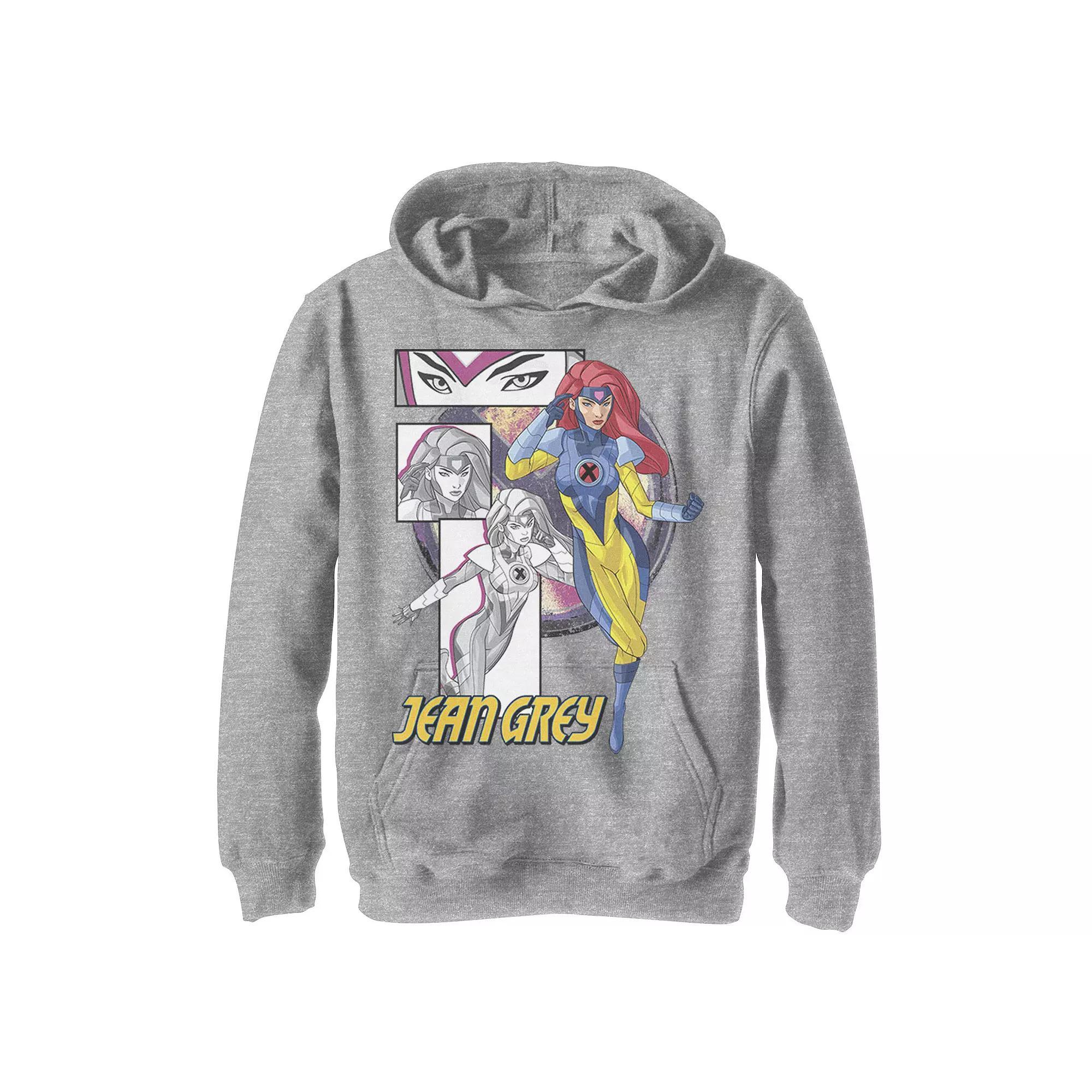 Boys 8-20 Marvel X-Men Jean Grey Collage Fleece Sweatshirt, Boy's, Size: Medium, Athletic Grey Product Image