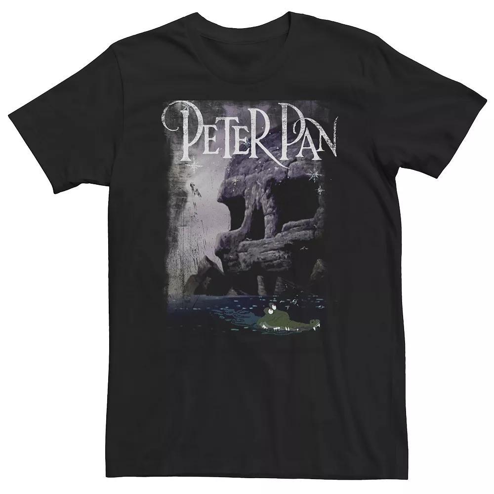 Big & Tall Disney Peter Pan Tick Tock Croc Skull Rock Shoreline Tee, Men's, Size: Large Tall, Black Product Image