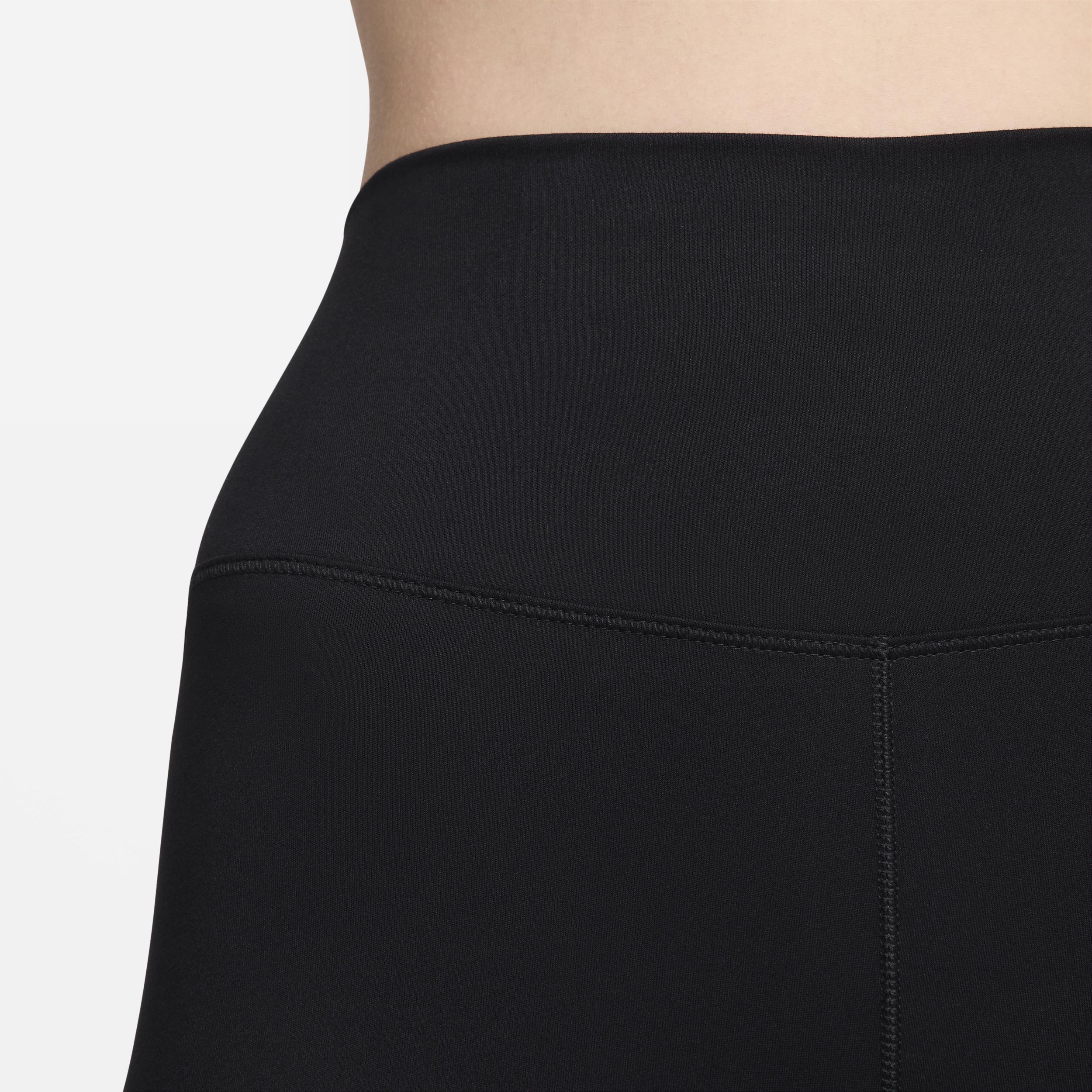 Women's Nike One High-Waisted 5-in. Biker Shorts, Size: XXL, Black Product Image