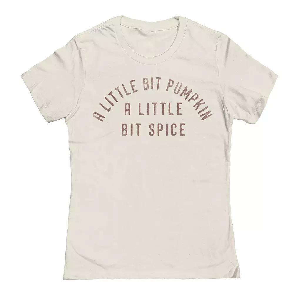 Juniors Grayson Threads by Tai Apparel Little Pumpkin Distress Graphic Tee, Womens Product Image