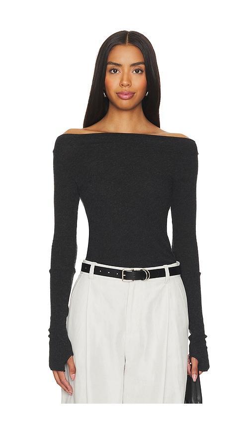 Cashmere Boatneck Top Enza Costa Product Image