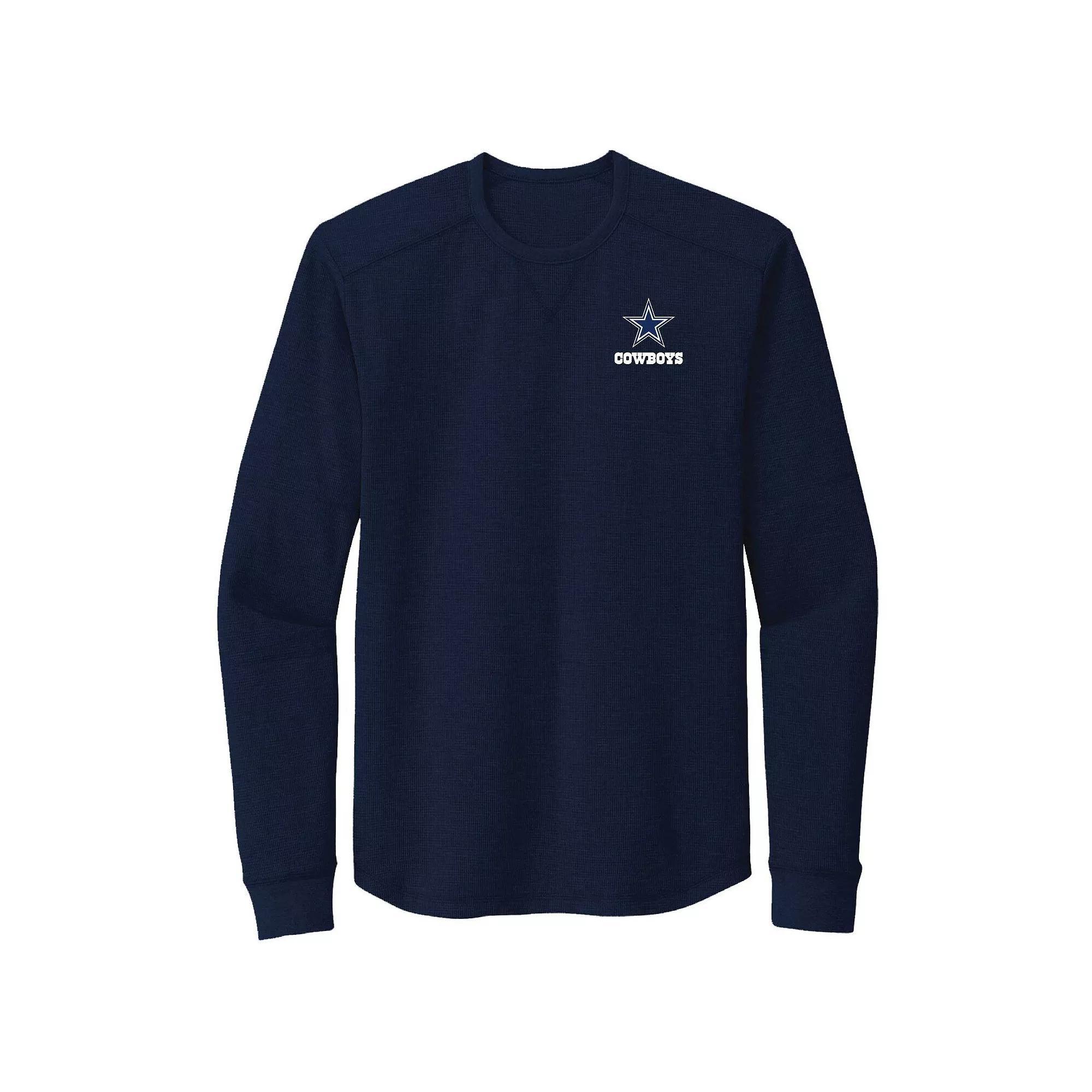 Men's Dunbrooke Navy Dallas Cowboys Cavalier Long Sleeve T-Shirt, Size: 4XL, Blue Product Image