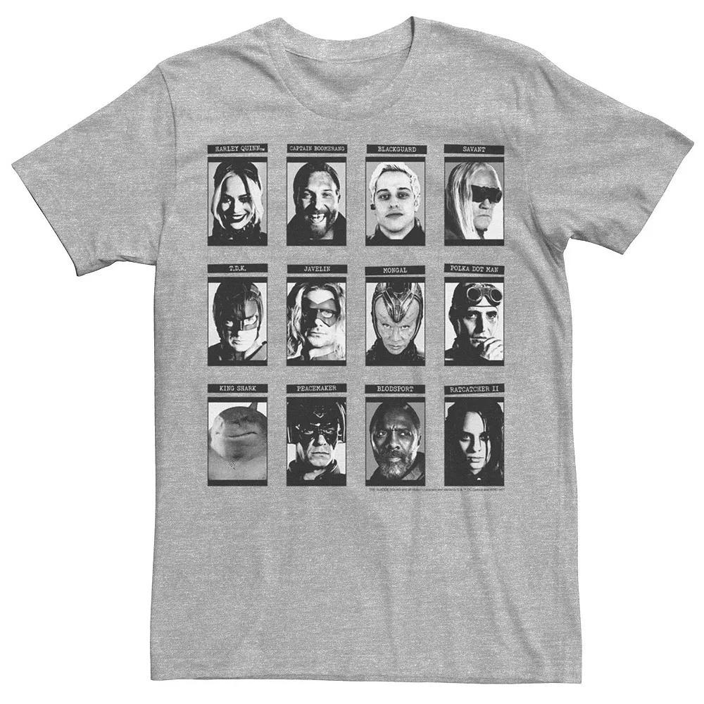 Men's The Suicide Squad Team Board Tee, Size: Medium, Athletic Grey Product Image