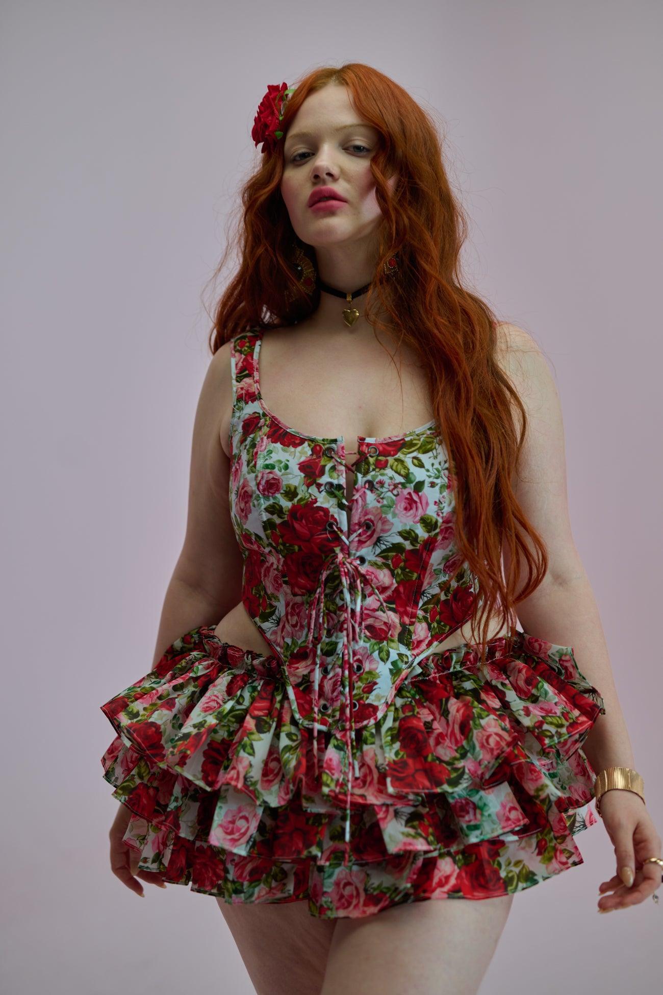 Roses Are Red Duchess Corset Product Image