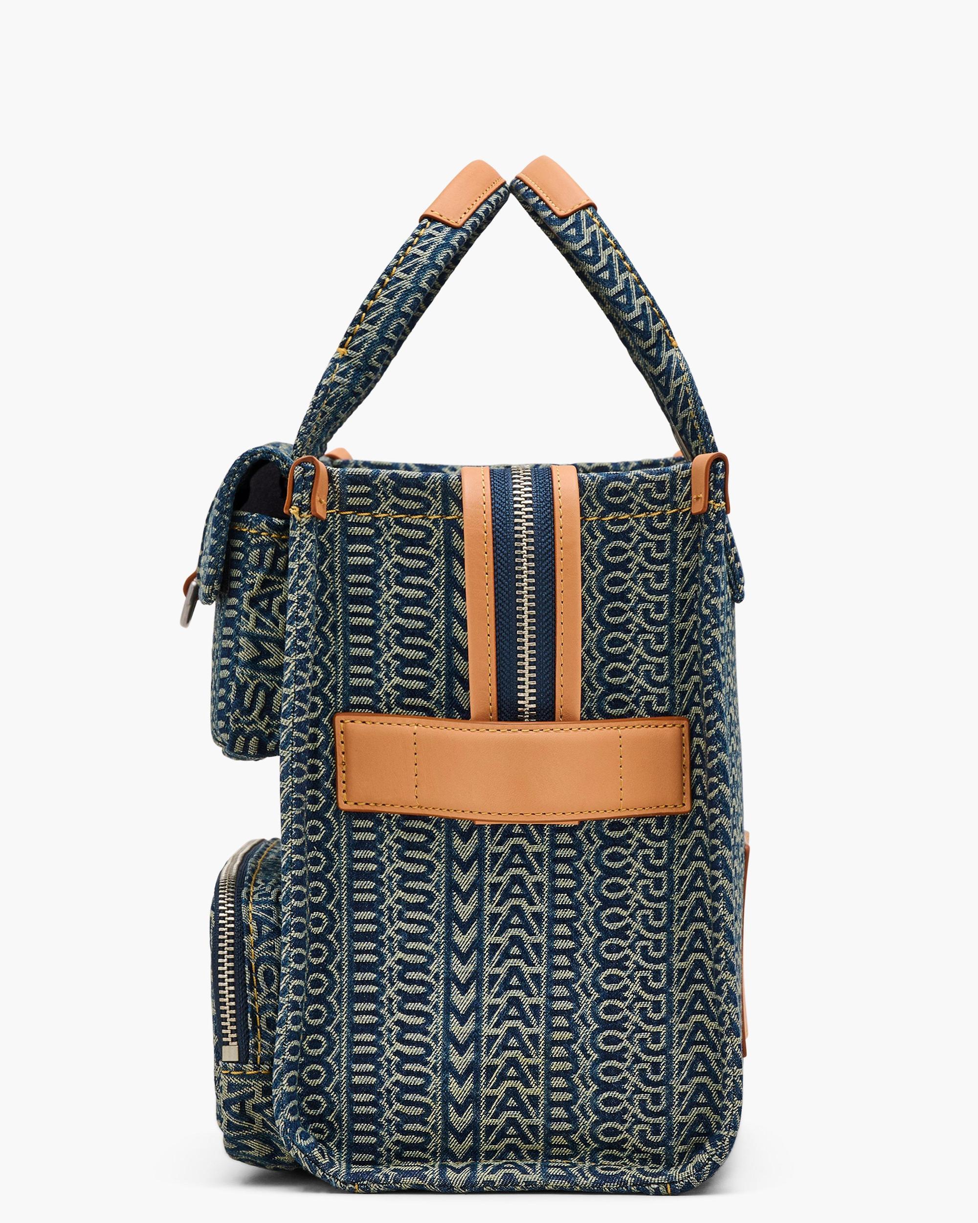 The Cargo Monogram Denim Medium Tote Bag Product Image