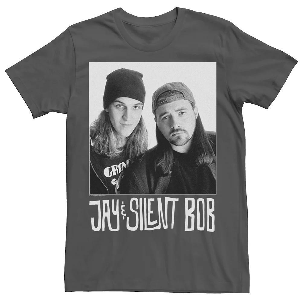 Men's Jay and Silent Bob Photo Tee, Size: Small, Grey Product Image
