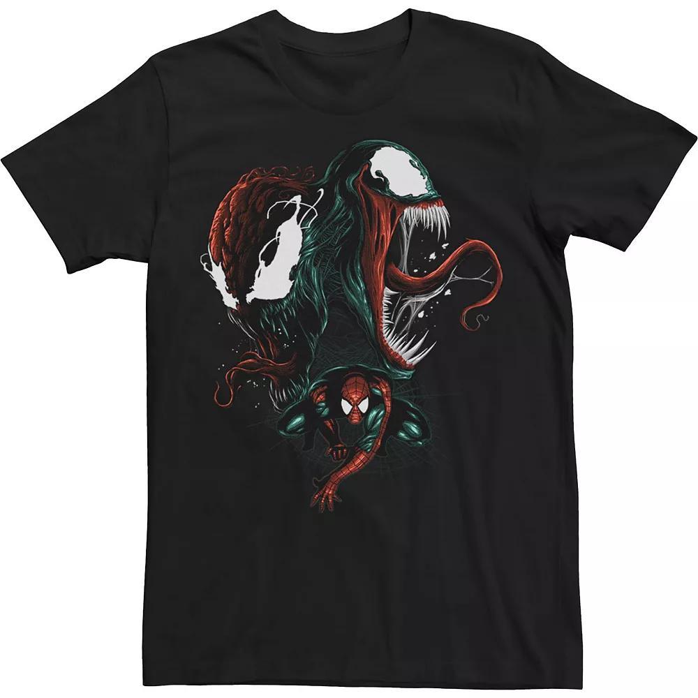 Big & Tall Marvel Spider-Man Venom and Carnage Tee, Men's, Size: 3XL, Black Product Image