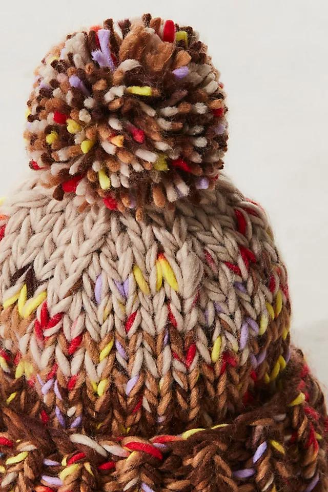 Tide Knit Pom Beanie Product Image