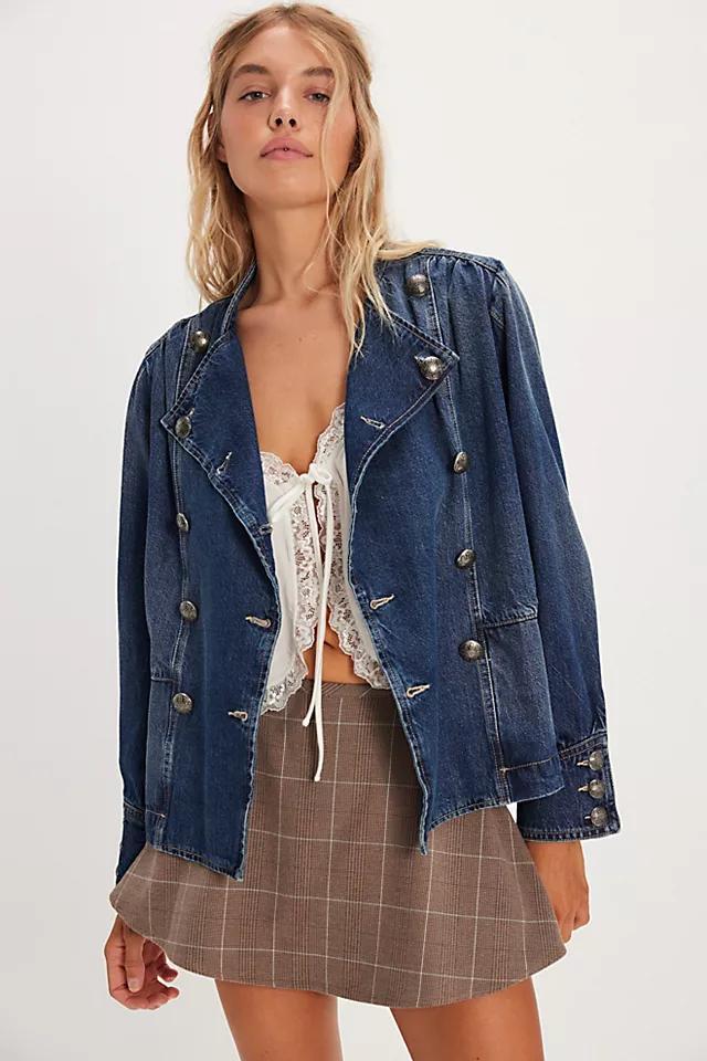 We The Free Imogene Denim Officer Jacket Product Image