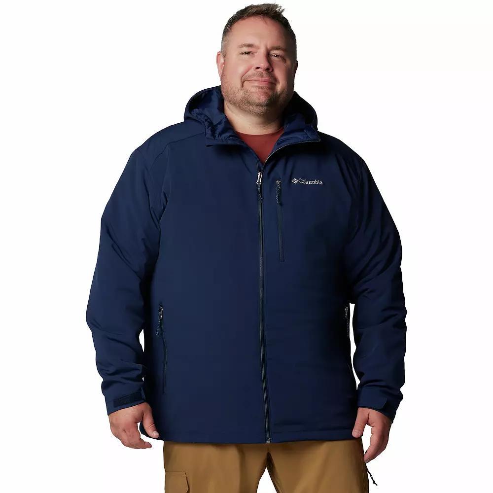 Big & Tall Columbia Gate Racer™ II Midweight Hooded Soft Shell Jacket, Men's, Size: 4XB, Black Product Image