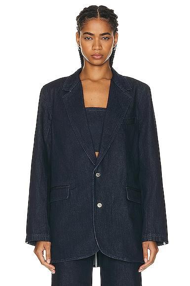Sloane Denim Blazer GRLFRND Product Image
