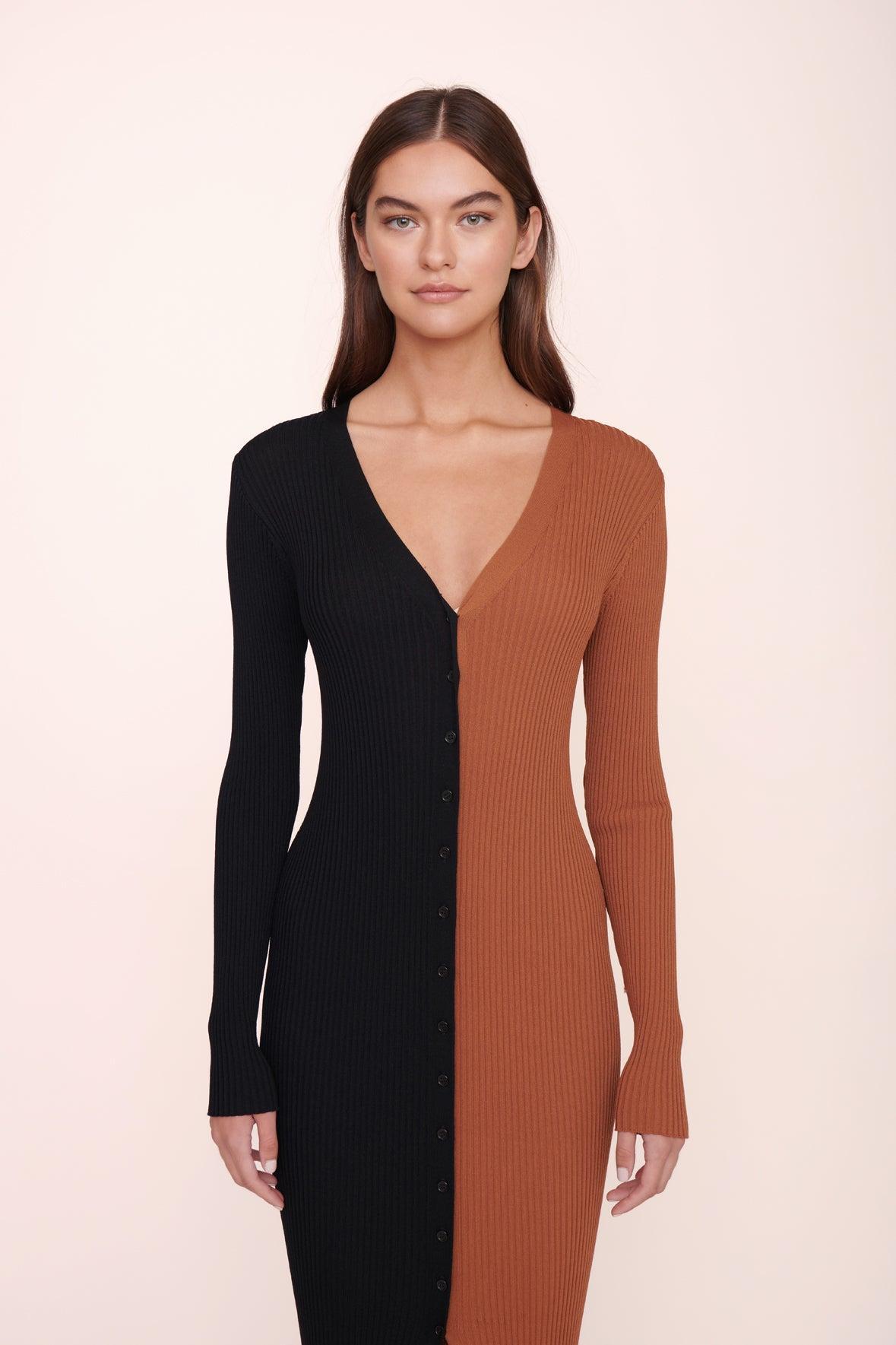 SHOKO SWEATER | TAN BLACK Product Image