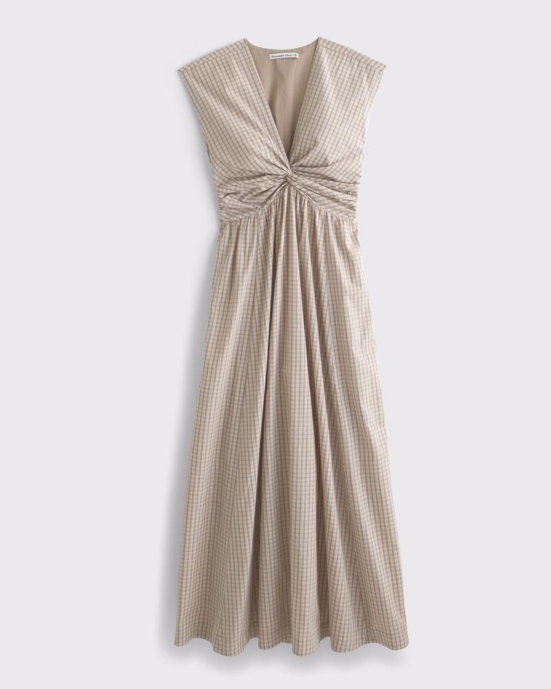 Twist-Front Maxi Dress Product Image