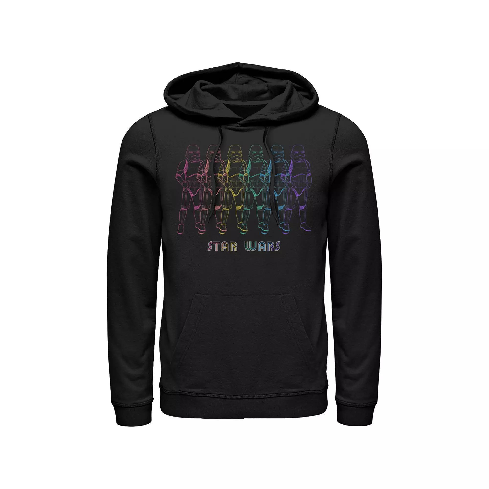 Men's Star Wars Kanji Title Card Hoodie, Size: Large, Grey Heather Product Image