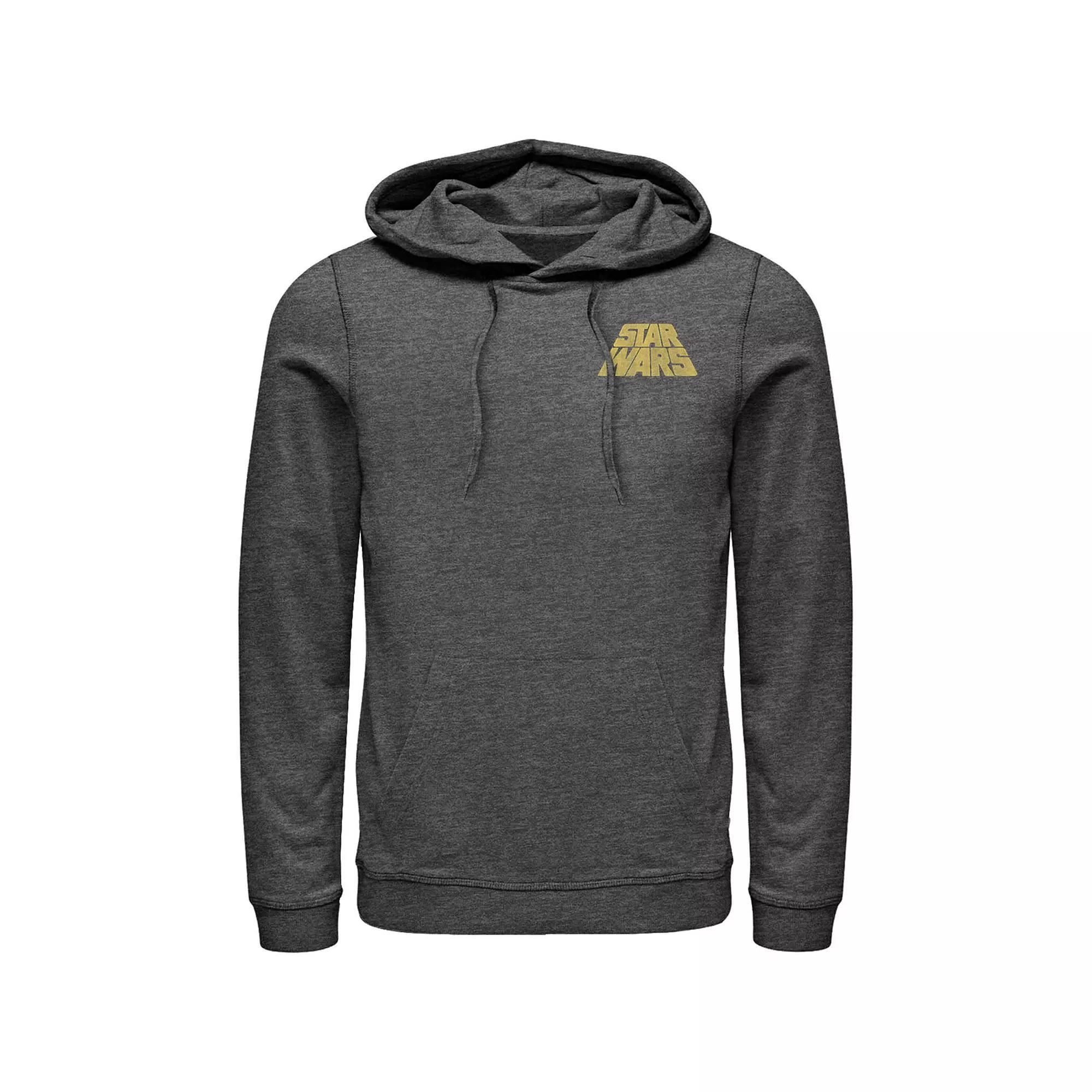 Men's Star Wars Distressed Slant Logo Z2 Hoodie, Size: XXL, Red Product Image