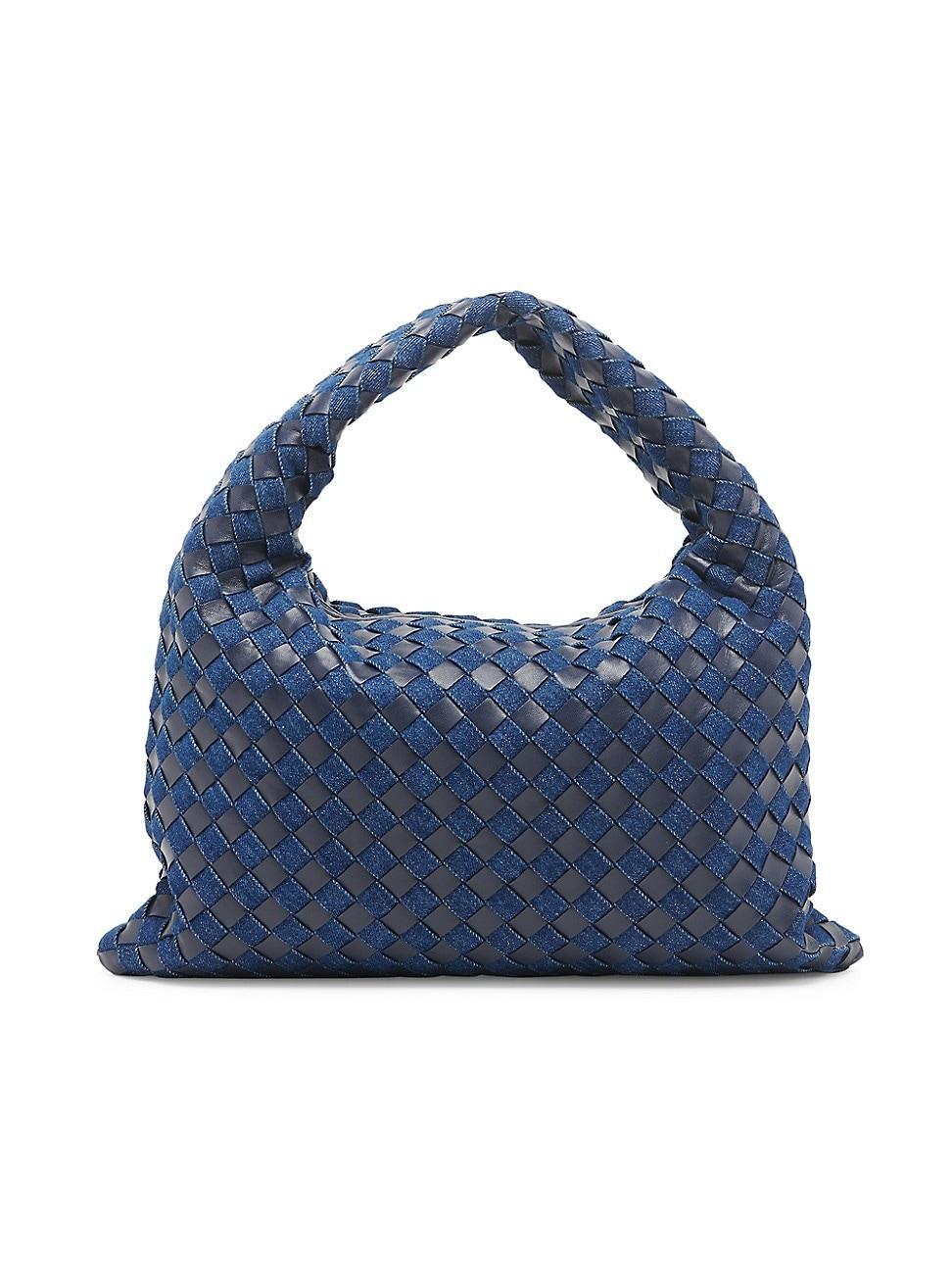 Womens Small Hop Intrecciato Leather Hobo Bag Product Image
