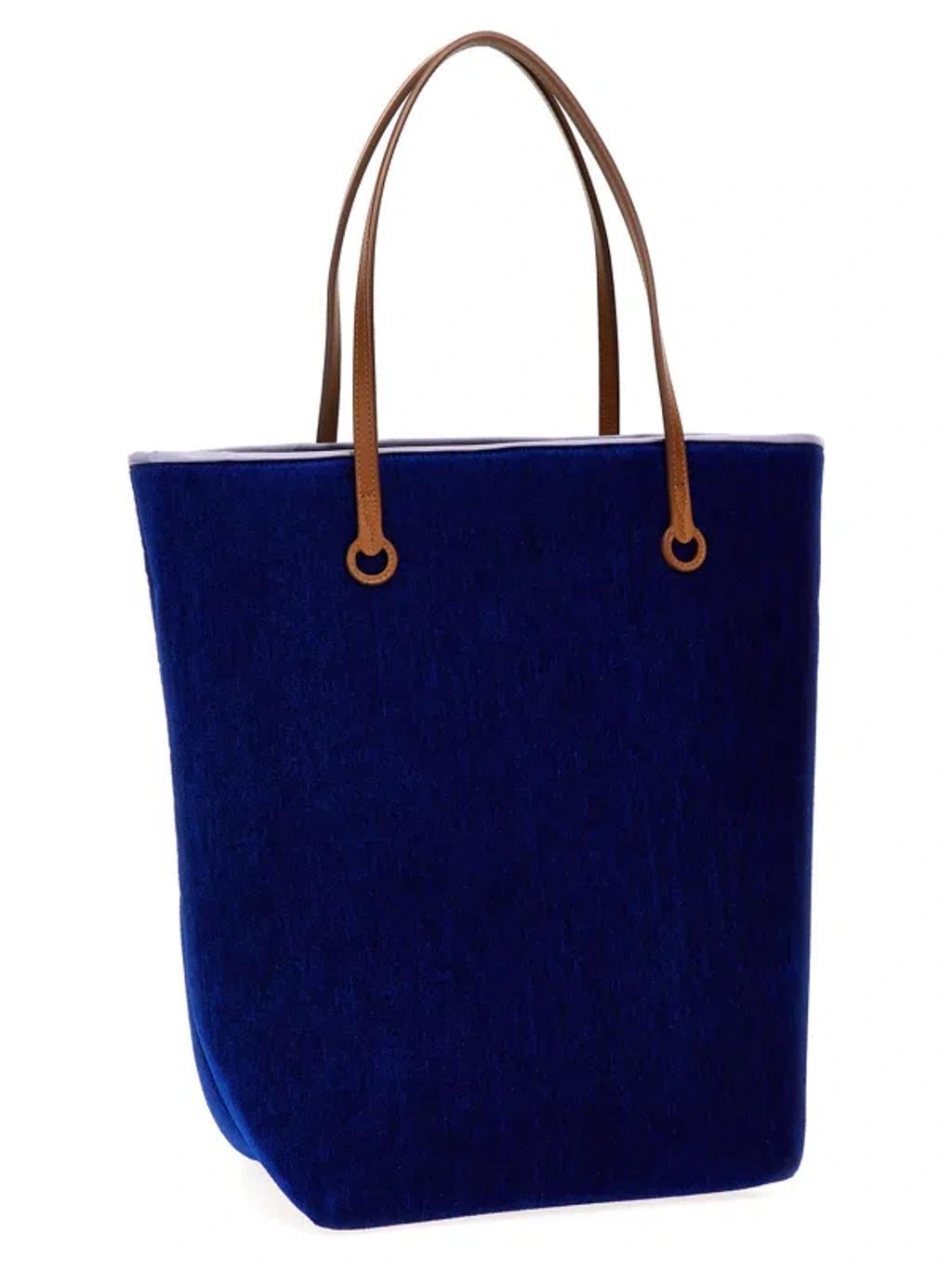 JW ANDERSON Tall Anchor Tote Tote Bag Blue Product Image