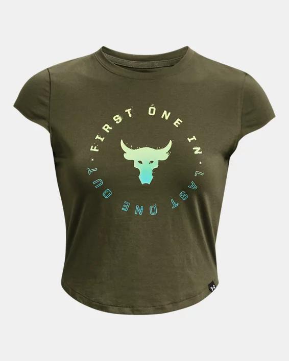 Women's Project Rock Night Shift Cap T-Shirt Product Image