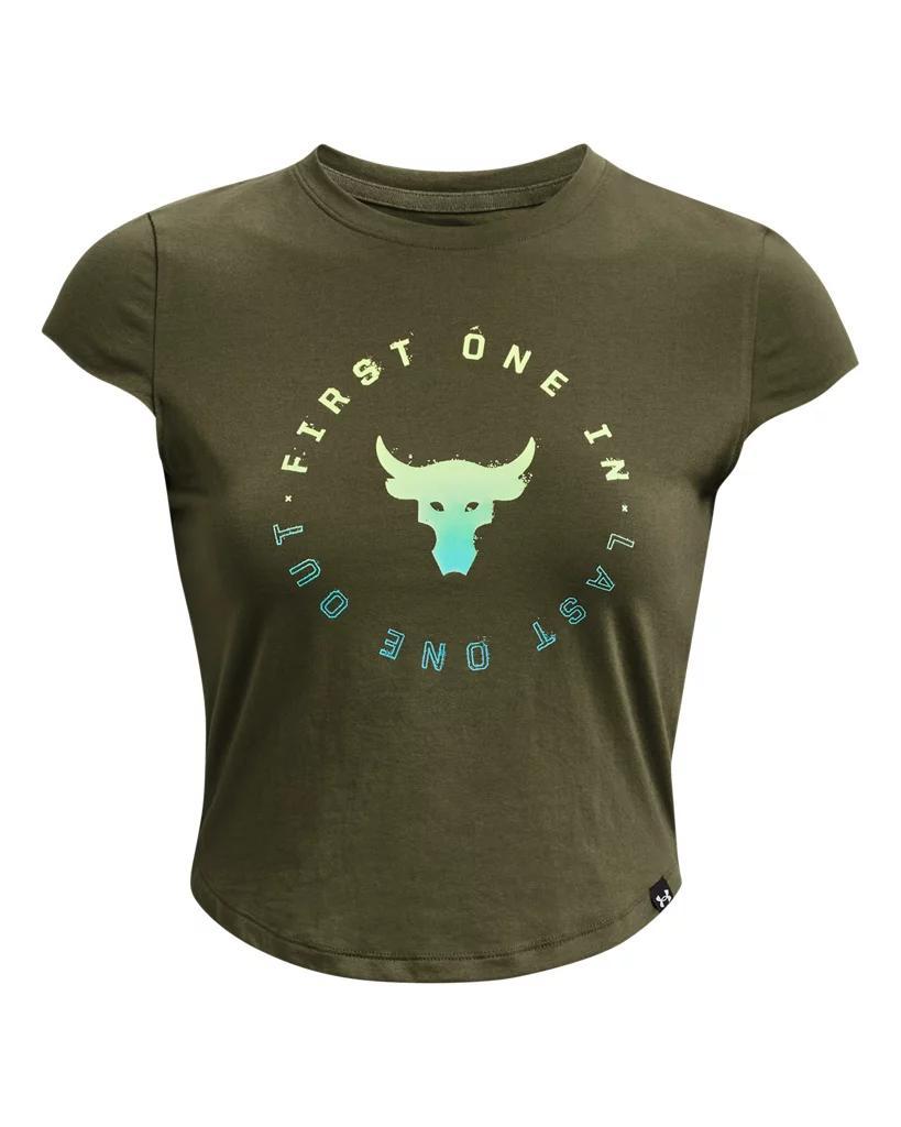 Women's Project Rock Night Shift Cap T-Shirt Product Image