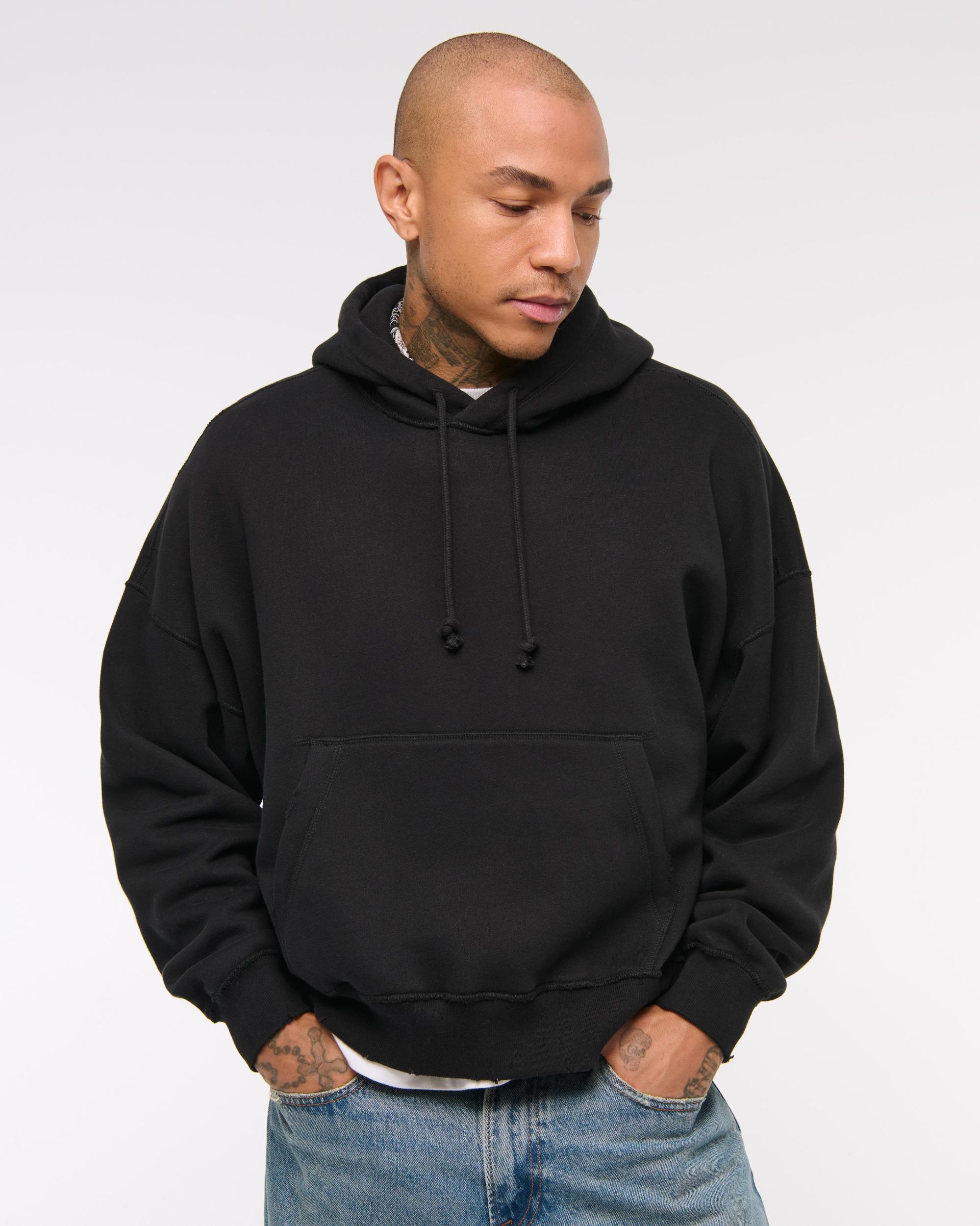 Essential Cropped Popover Hoodie Product Image