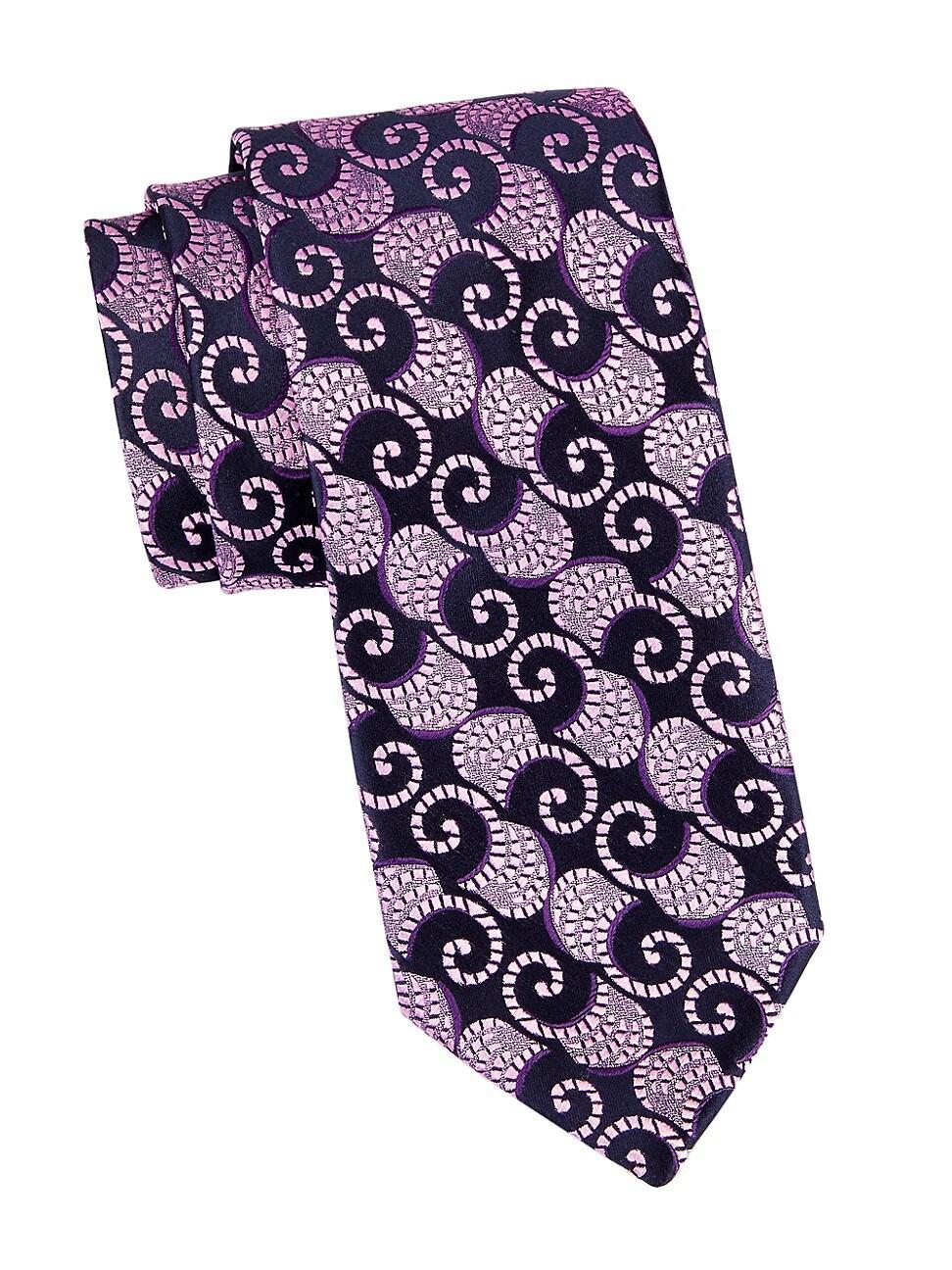 Mens Swirl Silk Tie Product Image