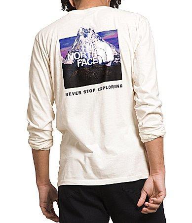 The North Face Men's L/S Box NSE Tee (TNF /Multi-Color) Men's T Shirt Product Image