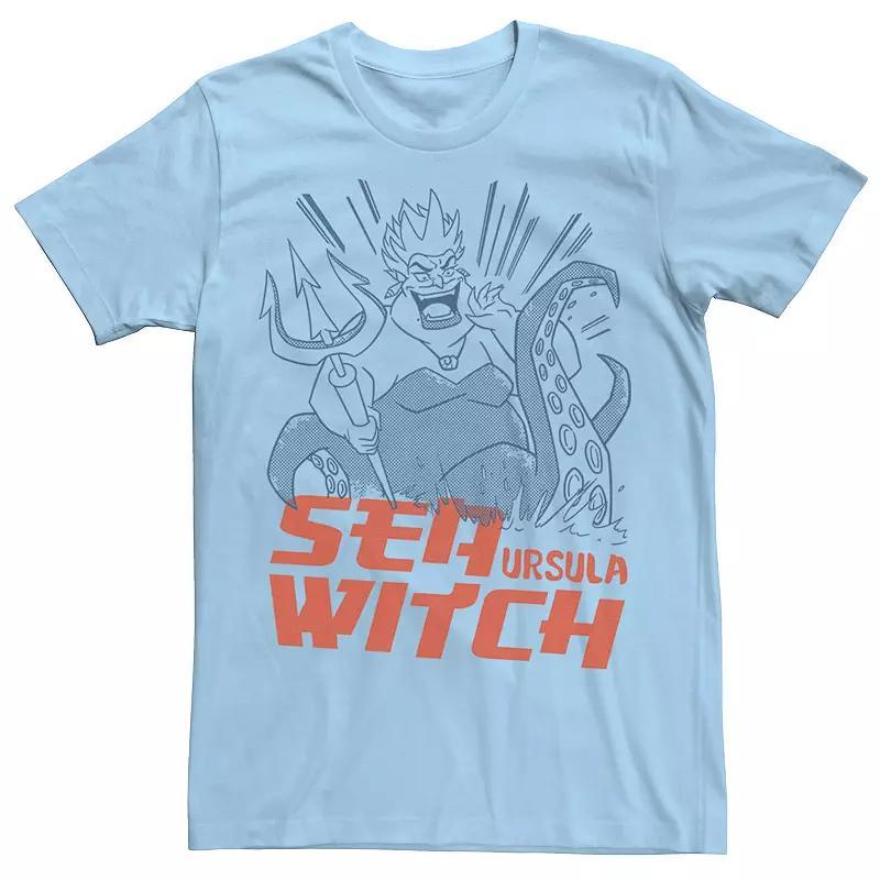 Men's Disney Villains Ursula Sea Witch Outline Tee, Size: XL, White Product Image