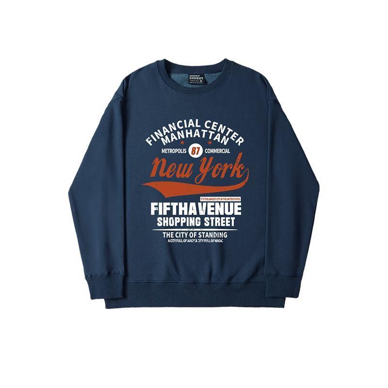 Long-Sleeve Print Sweatshirt Product Image
