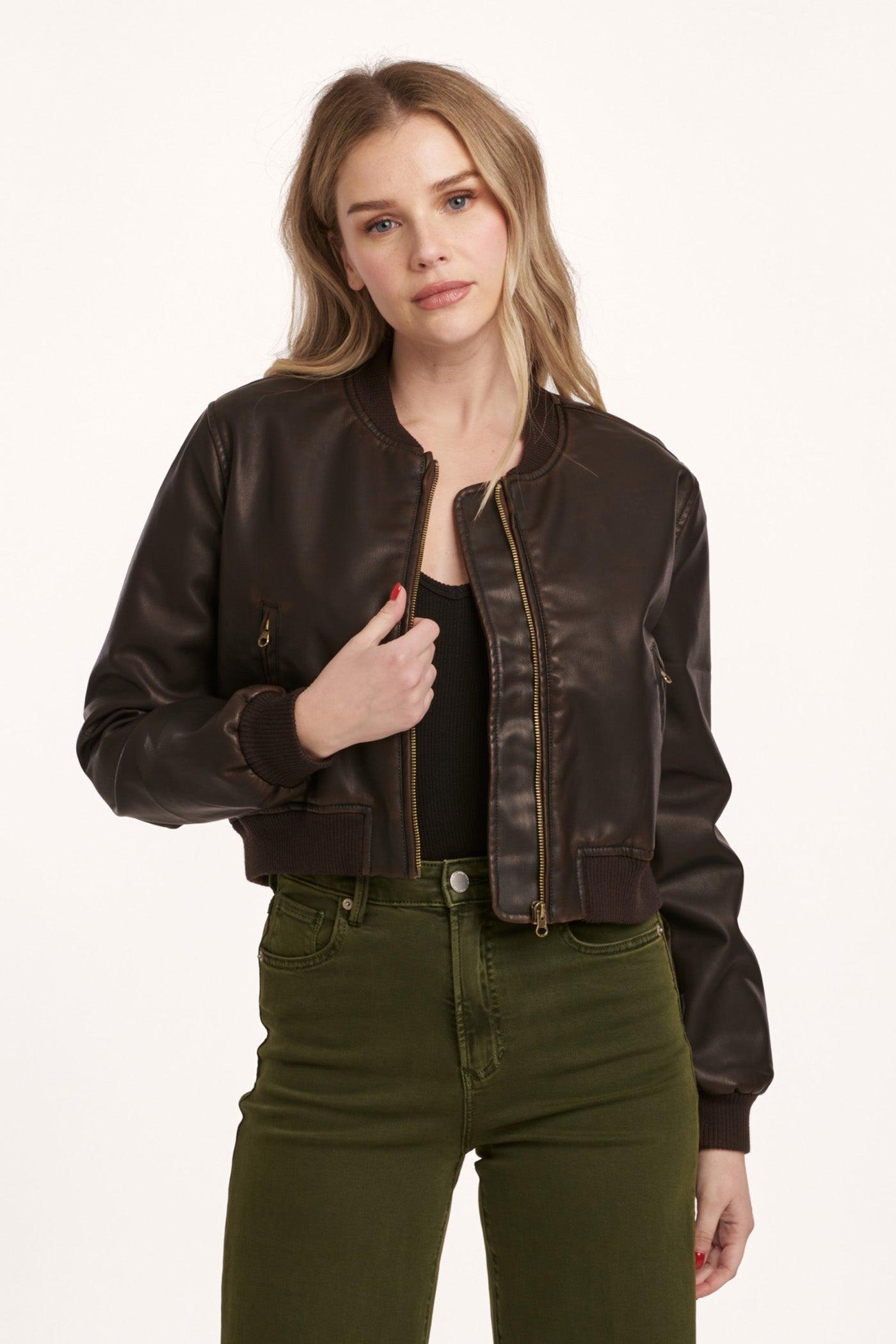 Inez Relaxed Fit Vegan Jacket Product Image
