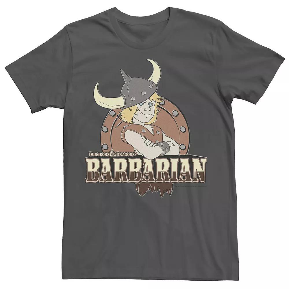 Men's Dungeons & Dragons Barbarian Logo Tee, Size: Small, Grey Product Image