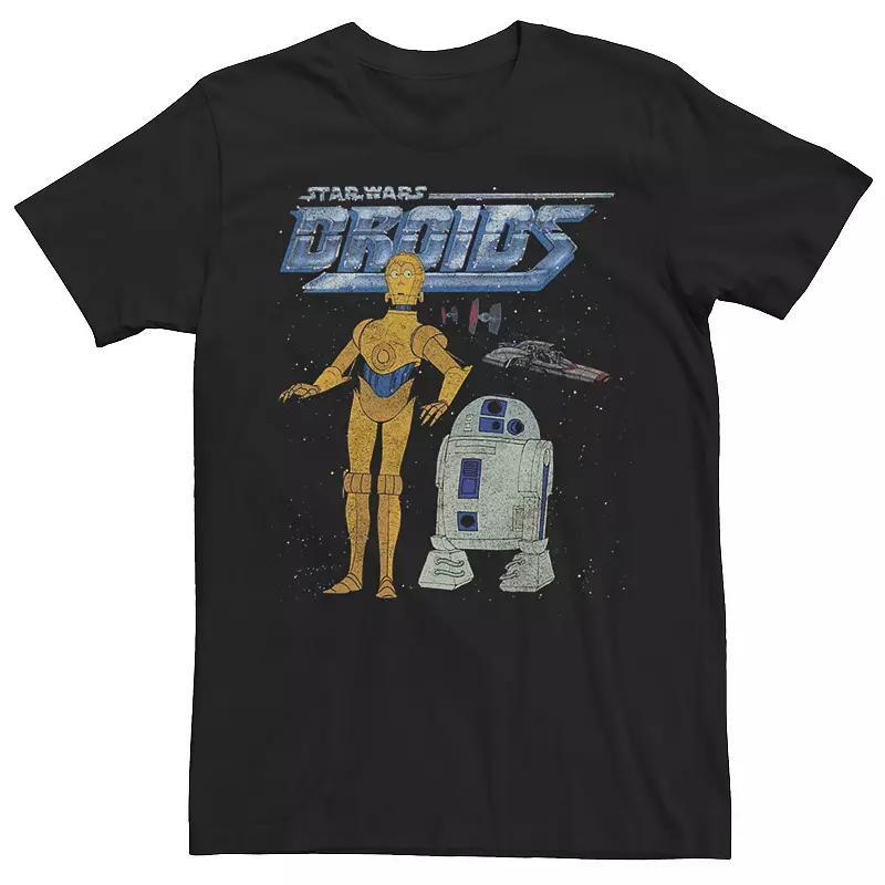 Big & Tall Marvel Avengers Ironman Tag Logo Tee, Men's, Size: 4XL, Black Product Image