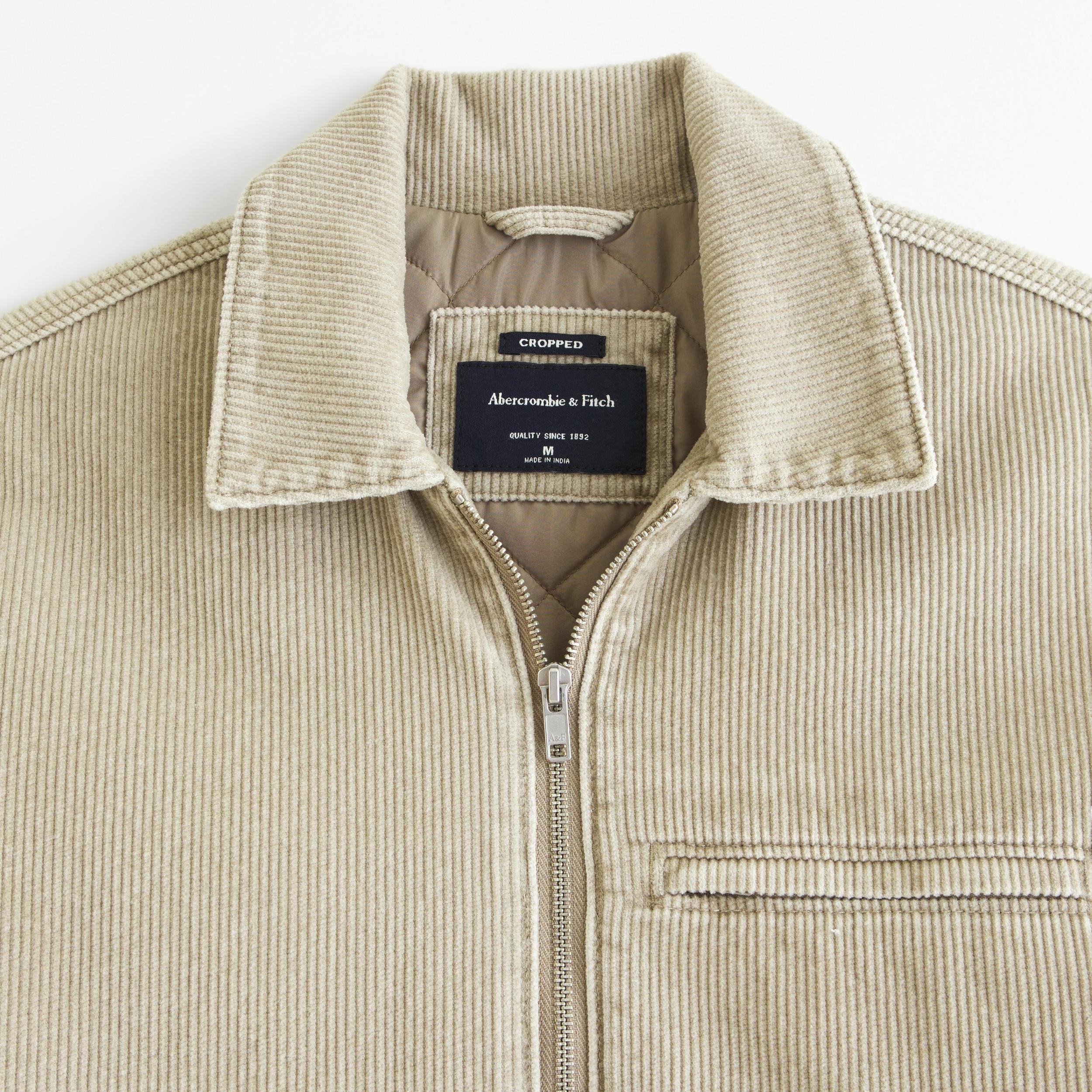 Cropped Zip Workwear Jacket Product Image