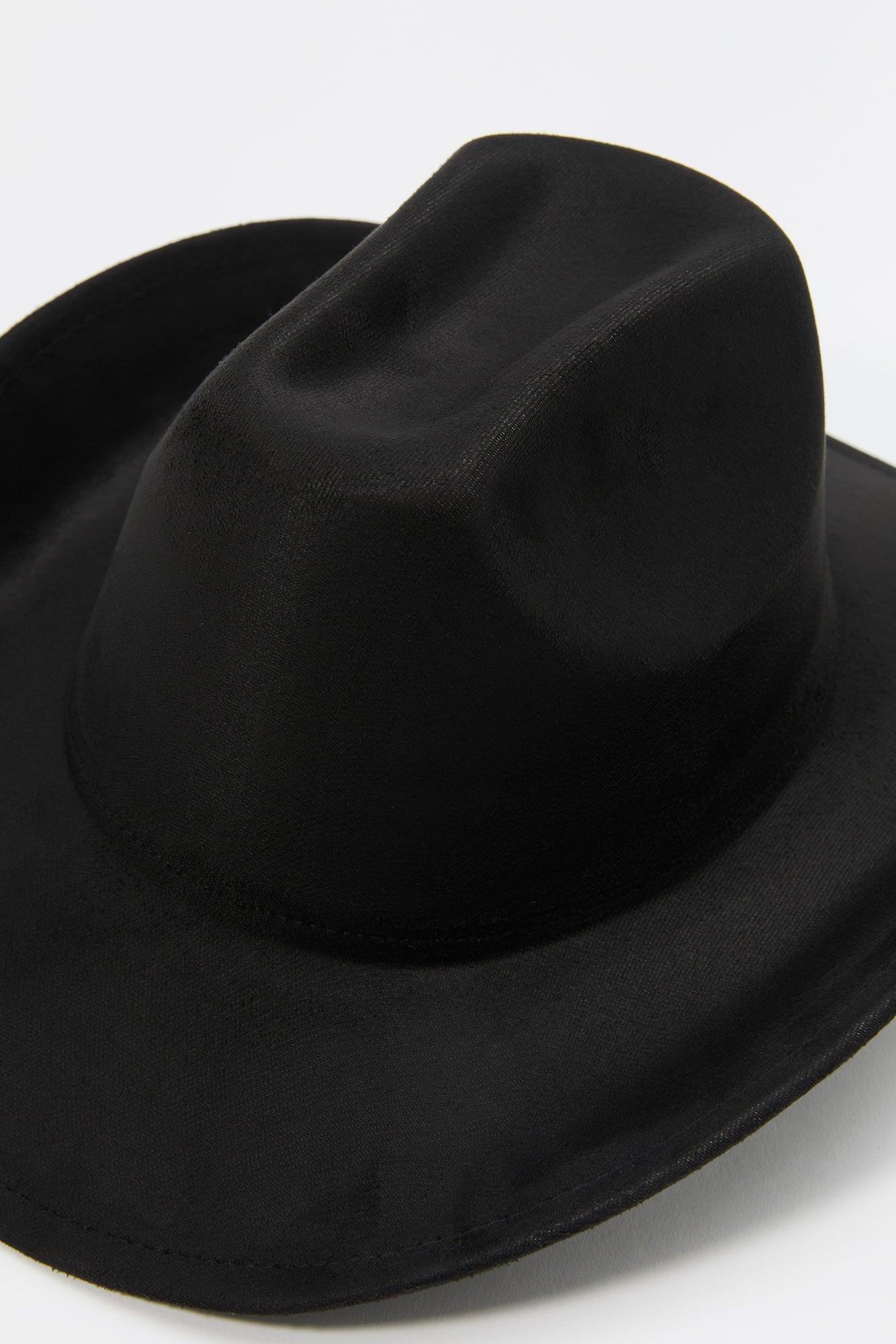 Faux Suede Cowboy Hat Male Product Image