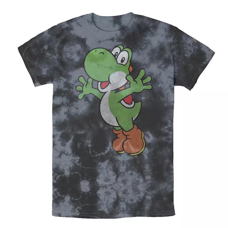 Men's Nintendo Yoshi Icon Tee, Size: Large, Black Grey Product Image