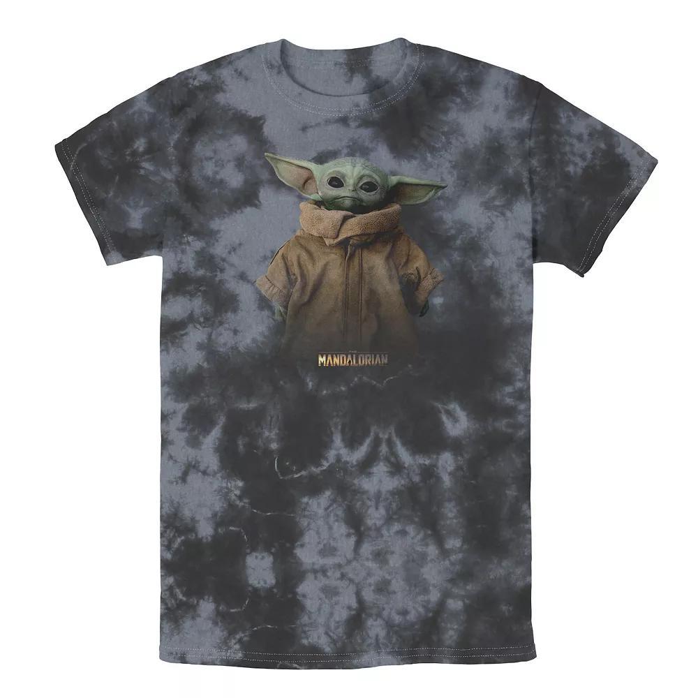 Men's Star Wars The Mandalorian The Child Simple Portrait Tee, Boy's, Size: XL, Black Grey Product Image