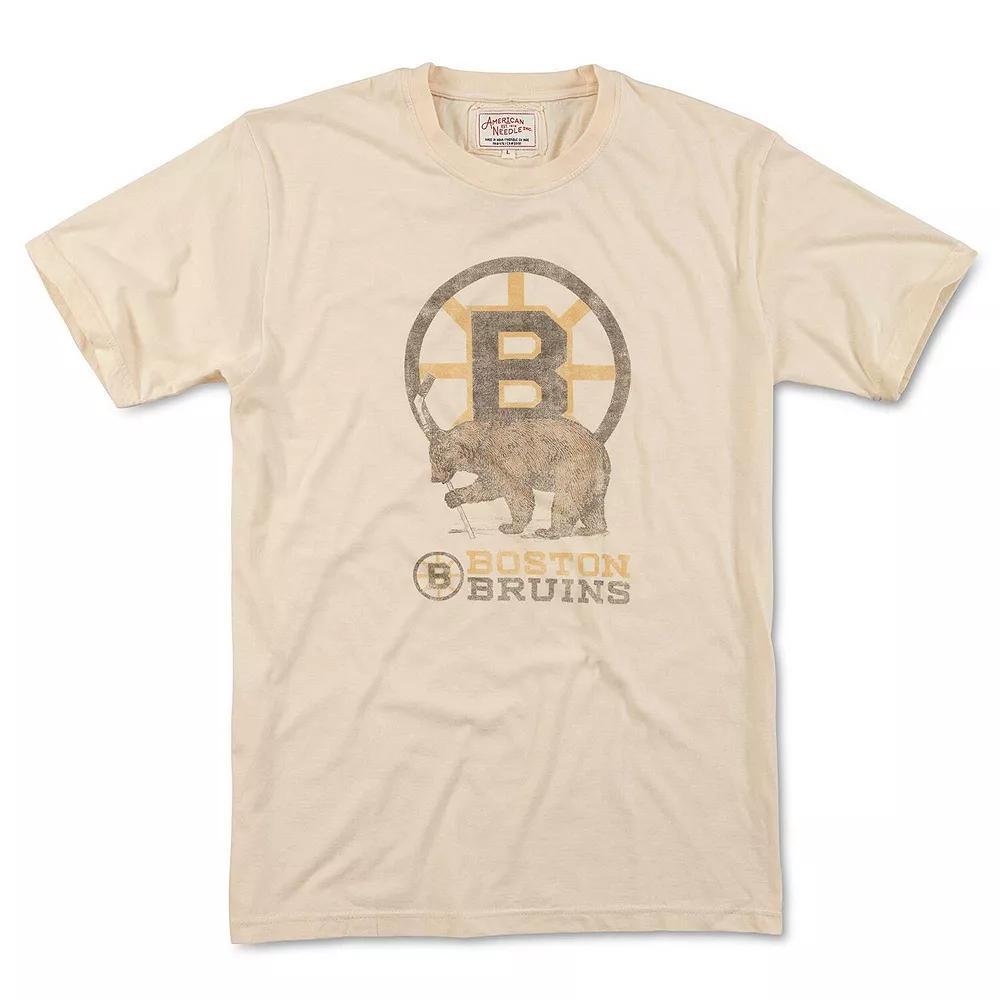 Mens American Needle Cream Boston Bruins Brass Tacks T-Shirt Product Image